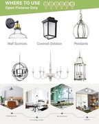 G16.5 Dimmable E12 Led Bulb 6W Equal 60 Watt E12 Candelabra Bulb Daylight 4000K Globe Light Bulb for Chandeliers,Ceiling Fan,Wall Sconce,600lm,AC120V,6Pack