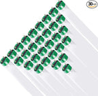 DYSMIO Case of 30 48 inch 32 Watts T8 High CRI Fluorescent Tube Light eco- Friendly Replacement Bulbs with Alto II Technology- 30 Pack 3000K - Warm White