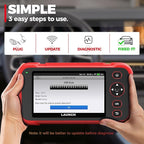 2025 LAUNCH CRP123I V2.0 Elite OBD2 Scanner Diagnostic Tool, Check Engine/at/SRS/ABS Scanner for Car, Lifetime Free Update Code Reader for Cars and Trucks, Oil/Brake/DPF/SAS/Throttle Reset, FCA SGW