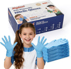 Kids Disposable Gloves, SmalNitrile Gloves for Cleaning, Cooking, Gardening