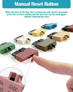 Automotive Low Profile ATC ATO Fuse Car Resettable 3A 5A 7.5A 10A 15A 20A 25A 30A Standard Fuses Manual Reset Fuses Blade Circuit Breaker for Boat Truck SUV Motorcycle 32VDC Fuse Assortment Kit