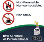 RMR All Natural All-Purpose Cleaner - Non-Toxic, Rinse-Free Multipurpose Cleaning Supplies, Biodegradable 30-Ounce Spray, Modern Botanical Scent