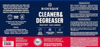 Bioesque Heavy Duty Multi-Surface Cleaner & Degreaser Concentrated Professional Formula, 32 Fl Oz (Pack of 12)