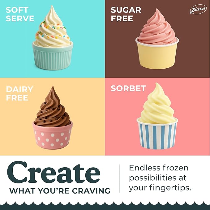 Soft Serve Ice Cream Machine 1.25Qt | No Pre-Freezing Automatic Ice Cream Maker | Built-In Compressor | LED Digital Display | Perfect for Soft Serve, Frozen Yogurt, Dairy Free Options and More