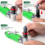 Air Right Angle die Grinder，1/4'' Angle Die Grinder，22000 RPM ， Pneumatic 90 Degree Die Grinder with 1/4" and 1/8" Collets for Grinding, Polishing, Cutting and More