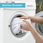 HOMEXCEL White Microfiber Cleaning Cloth, 100 Pack Cleaning Towels for Kitchen, Lint Free, Scratch-Free, Highly Absorbent, and Reusable Cleaning Rags for House, Window and Glass, Cars, 11.5 X11.5 inch