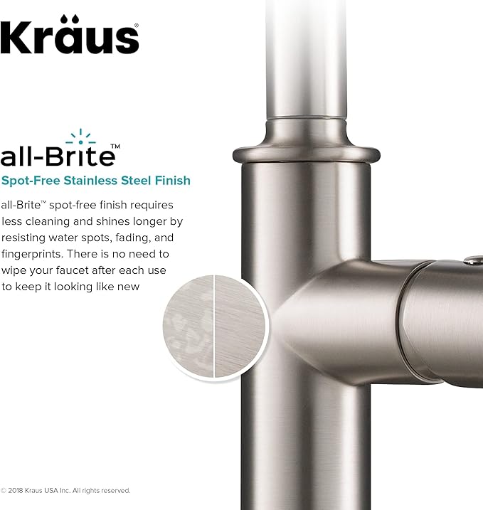 KRAUS Sellette Kitchen Bar Faucet, Oil Rubbed Bronze Finish, KPF-1681ORB