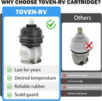 RP46463 Delta Shower Cartridge Compatible for Delta Monitor 17 Series (2006-Present) Dual Function Bath Tub and Shower Faucet Parts Delta Shower Faucet Cartridge with Seat and Spring Adapter