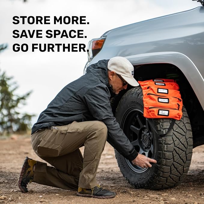 Official Maverick Tool Roll Bag - Easy to Carry 5-Pocket Roll Up Tool Bag - Durable Waterproof Canvas, YKK Zippers & Secure Buckle - A Loving Gift for Dads, Mechanics, Electricians & Hobbyists| Black