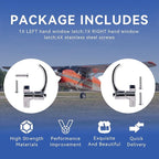 Left & Right Window Latches Pair Compatible with 1954-1977 Cessna100,200,300 Series Aircraft