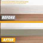 GSCIT Club Wood Grain Repair Tape, 2.4 inch X 15ft Self Adhesive Silver Walnut Grain Repair Patch for Tables, Chairs, Baseboards, Doors, Windows, Floors, Handicraft DIY.