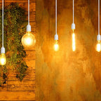 6 Pcs Light Bulb Socket 8.2Ft Extension Hanging Lantern Cord Cable Lamp Cord with Switch E26/E27 Pendant Light Socket for Kitchen Bedroom Restaurant