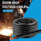 25ft 14/4 14 AWG Portable Power Cable (4 Conductor) - SOOW 600V 14 Gauge Electric Wire for Motor Leads, Portable Lights, Battery Chargers and Machinery - 4 Conductor - 25 Feet Electrical Cord