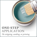 AMY HOWARD AT HOME Chalk-Based One Step Paint for Furniture, Cabinetry, Decor, Finish, and More | No Stripping, Sanding, or Priming | Light Base | 16 Ounce | Harbor Lights