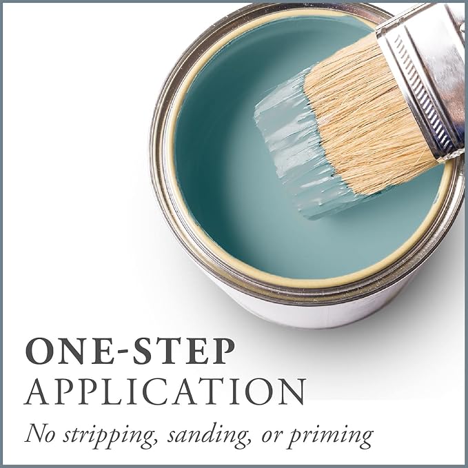 AMY HOWARD AT HOME Chalk-Based One Step Paint for Furniture, Cabinetry, Decor, Finish, and More | No Stripping, Sanding, or Priming | Light Base | 16 Ounce | Harbor Lights