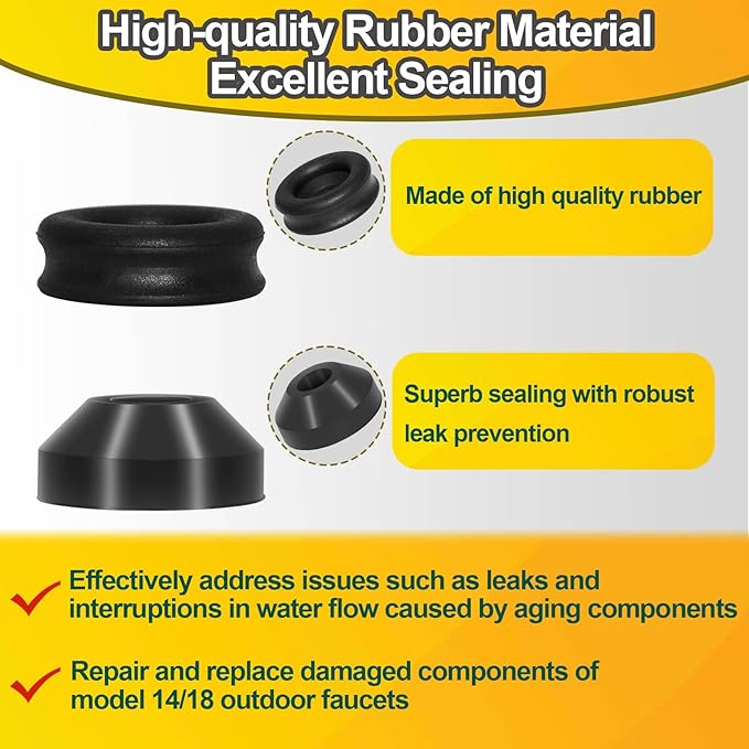 RK-14MH Outside Faucet Repair Kit Metal Handle Compatible with Woodford Model 14,Model 18