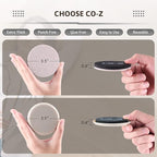 CO-Z Felt Furniture Sliders - 16 Pack with 8 Plastic & 8 Felt Sliders, 3 1/2" Reusable Furniture Sliders for Carpet Hardwood Floors, Heavy-Duty Furniture Gliders Movers, Moving Pads for Hard Surfaces