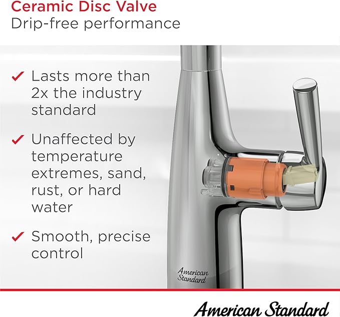 American Standard 104880DC00 Aspirations Touchless Pull-Down Kitchen Sink Faucet, 1.8 GPM, Stainless Steel