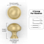 10 Pack Brushed Gold Kitchen Cabinet Knobs Cabinet Pulls Drawer Hardware