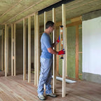 BETHEL Bamboo Level, 24 Inch Level & Tool Solid Block Acrylic Vials, Resists Mortar Adhesion, for Masonry Application and General Leveling (Bamboo)