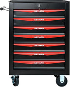 7-Drawer Steel Rolling Tool Cart with Wheels & Handle, Heavy-Duty Tool Chest Storage Cabinet for Garage and Workshop