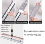 18 Inch Microfiber Floor mop Pads 6 Pack Microfiber Mop Replacement Heads for Wet Dry Mops Premium Floor Cleaning Pads Reusable Best Home Cleaning mops dust Hardwood Tile Kitchen