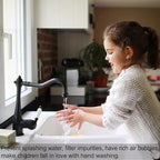 4PCS 2.2 GPM Faucet Aerator, 2 Pack Aeration Filter Replacement Parts With Brass Housing 15/16 Inch 24mm Male Thread Aerator Faucet Filter With Gasket For Kitchen And Bathroom (Black)