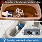 4 Pack Toilet Tank Liners 40 x 16 Inch Toilet Anti Condensation Kit with Aluminum Foil Tape Prevent The Formation of Condensate Water（0.2 inch thick）