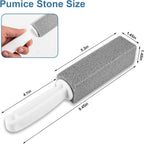 Toilet Pumice Stone With Handle, 5 Pack Pumice Stone Toilet Bowl Cleaner, Hard Water Toilets Ring Remover for Cleaning Toilets, Bathtubs, Stove, Grills, Swimming Pools, Sinks