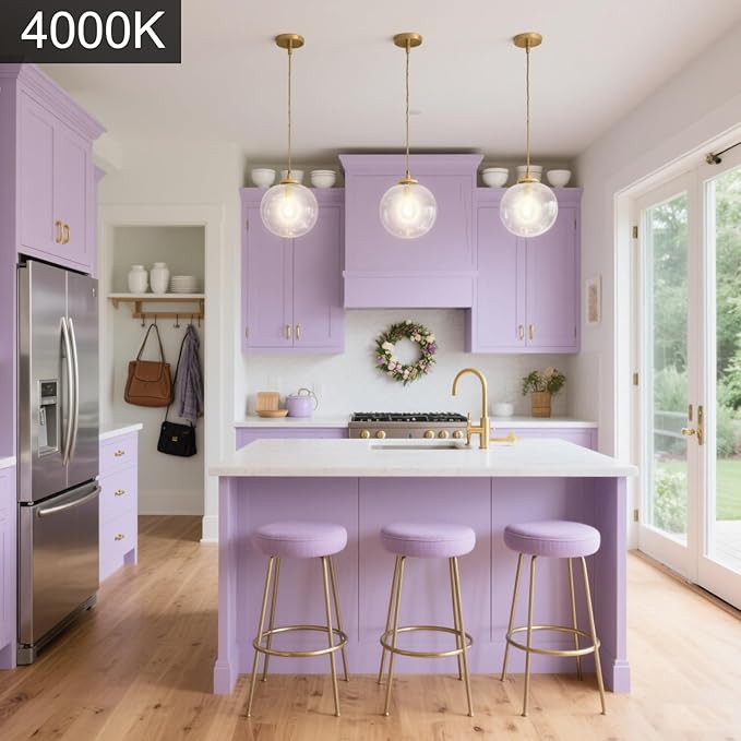 Energetic Dimmable LED Filament Light Bulbs, 8W, 60 Watt Equivalent, Cool White 4000K, Classic Clear Glass, A19 LED Light Bulb, 12 Pack