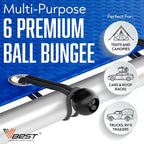 Bungee Cords with Hooks - Heavy Duty Outdoor UV & Weather Resistant 28pc Assortment with 4 Free Tarp Clips, Ball bungees, Canopy Ties & Storage Bag