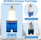 RP19804 Shower Cartridge Compatible with Delta Faucet 1300/1400 Series Tub and Shower Valves, RP19804 Cartridge Replacement Kit Include RP22734 Bonnet Nut, Fits Select Monitor Valves 1993-2007