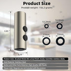 Hibbent Metal Pull Down Kitchen Faucet Head Replacement with 15 Adapters, Sink Spray Head, 2 Function Spray Nozzle Compatible with Moen, American Standard, Delta, Kohler Faucets, Brushed Nickel