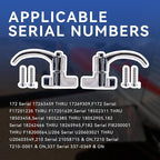 Left & Right Window Latches Pair Compatible with 1954-1977 Cessna100,200,300 Series Aircraft