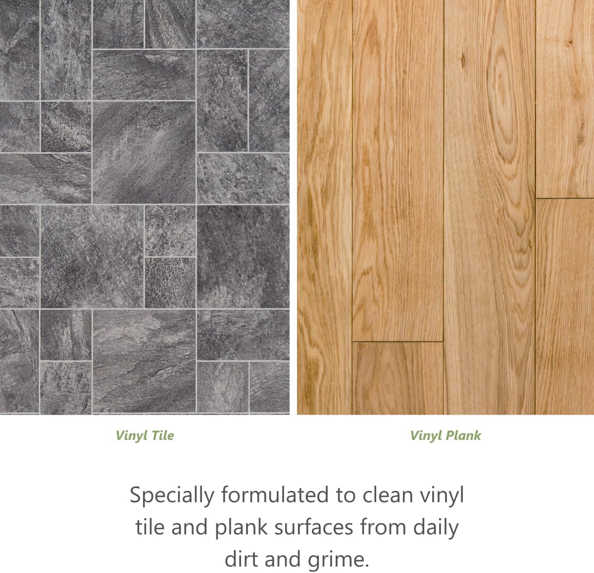 MORE Luxury Vinyl Floor Cleaner for Vinyl Plank Flooring - Ready to Use, Daily Cleaning Formula for Tile, Vinyl Surfaces [Gallon / 128oz]