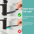 Crevice Cleaning Brush, Multifunctional Hard-Bristled Gap Scrub Brush, 2025 New Multifunctional Gap Cleaning Brush Tool, Dead Corners Brushes for Bathroom Kitchen Tiles Window Door Slots, 3pcs