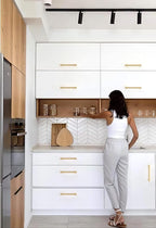 10 Pack Champagne Bronze Cabinet Pulls 5 Inch(128mm) Kitchen Cabinet Handles Cabinet Hardware for Drawer Pulls