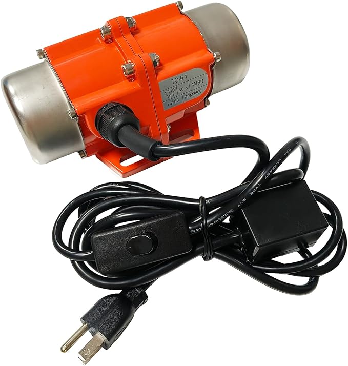 Vibration Motor 30W Concrete Vibrator AC Single Phase 110V 30W-100W 3600Rpm Industrial Vibrating Tool For Sand Shaker Table With US Power Plug
