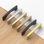 Asidrama 10 Pack 5 Inch(128mm) Brushed Gold Kitchen Cabinet Handles, Vintage Retro Cabinet Pulls Kitchen Cabinet Hardware for Cupboard Drawer Pulls