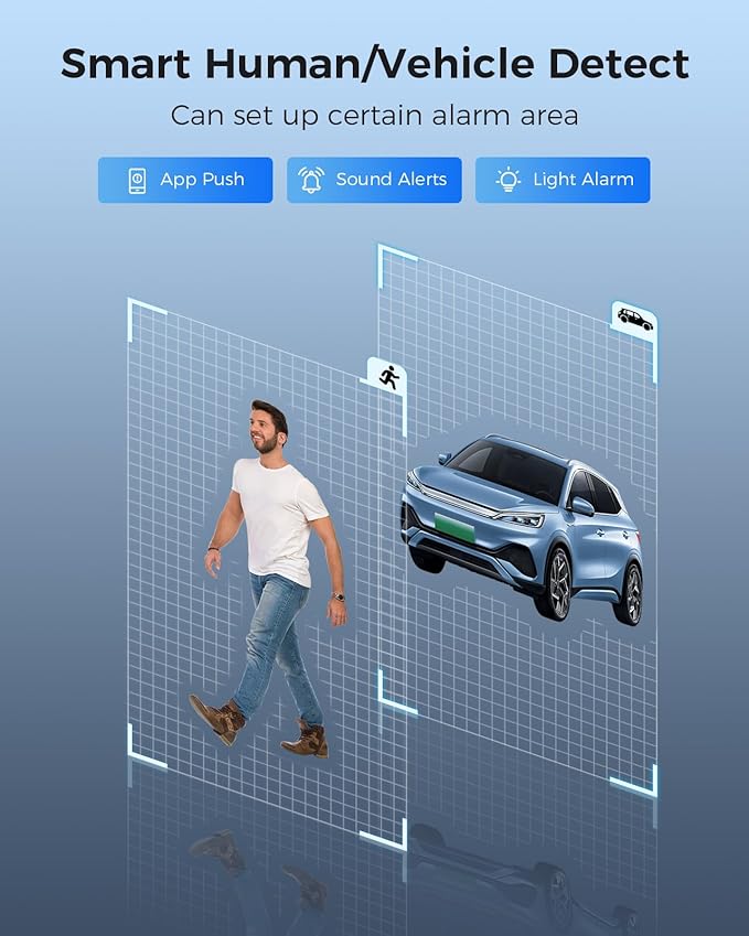 【6TB HDD】 Hiseeu 12MP NVR Security Camera System, 16 Pcs 4K/8MP Wired PoE Security Cameras, 121°Wide View, 2 Way Audio, Color Night Vision, Human Vehicle Detect, Home CCTV Surveillance Outdoor&Indoor
