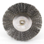 20PCS T-shaped Wire Brushes - Metal Rust Removal, Polishing, Cleaning - 38mm Diameter, 3mm Shaft - Removes Burrs, Dust, and Oxide Layer - Handles Rough Surfaces - Designed for Industrial and DIY Use