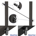 CKE 30 Pack 1/4" Black Angle Beveled Washers for Cable Railing, 30 Degree Beveled Washers for 1/8" 5/32" 3/16" Stair Deck Cable Railing Kit, T316 Stainless Steel Black Cable Railing Angle Washer,BCR17