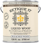 Retique It New and Improved Formula Liquid Wood Coatings - Stainable Primer - Paint It Then Stain it (Bleached Wood, X-Large)