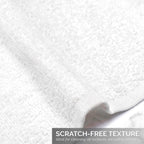 Terry Bar Mop Towels (Value Pack of 100) Size 14"x17" – Absorbent and Durable, Multipurpose Cleaning Rags, Cotton Cleaning Towels, Terry Cloth Rags, Reusable Shop Rags (White)