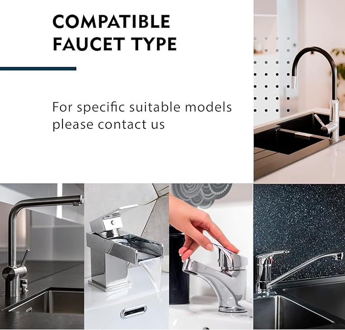 N35DW 35mm faucet Cartridge (1 Pack), Replacement Cartridge for Kraus/Kohler/Moen/American Standard Gear Cartridge faucet Cupc Certified