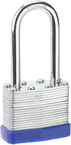 Lock, 1-9/16" (40mm) Laminated Keyed Padlocks，keyed Alike Locks, 2 inch Long Shackle Locks- Pack of 24