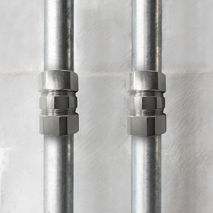 SELECT 20 Pack Lighting Threadless Coupling, 3/4 Inch Zinc Plated Steel Coupling, Electrical Conduit Fittings for Indoor and Outdoor Use