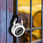 Combination Padlock,Lock for Gym and School Lockers Safe,Black Turntable,Mini Combination Lock(Pack of 1)