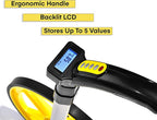 AdirPro Digital Distance Measuring Wheel - Large Digital LCD Display - 12 Commercial Grade Feet-Inch - Free Carrying Bag