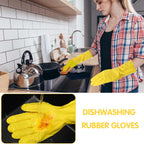 36 Pair Reusable Household Gloves Long Rubber Dishwashing Gloves Kitchen Cleaning for Dishes Clean Gardening